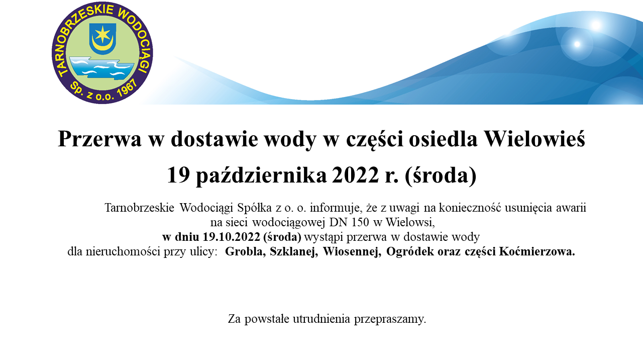 komunikat 2022 10 19 Wielowies