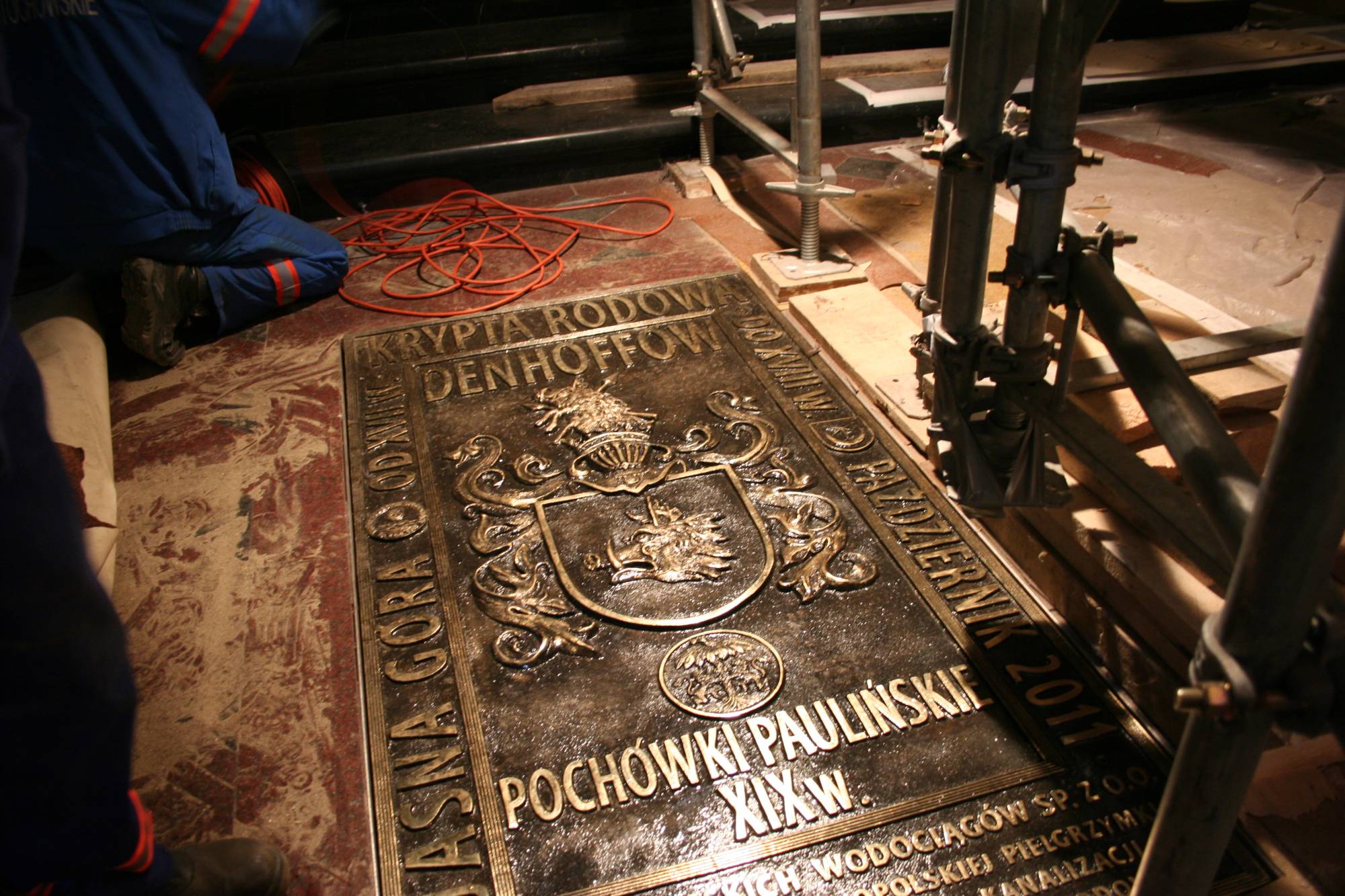 Zamontowana płyta plg 2011 plyta