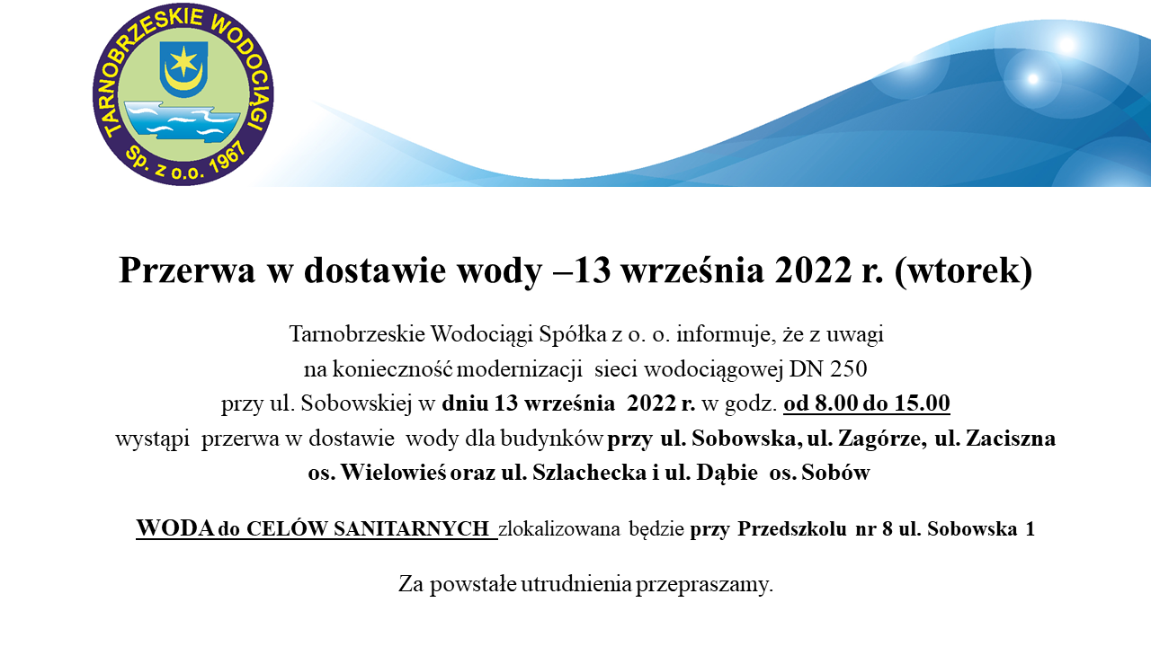 przerwa woda 2022 09 12