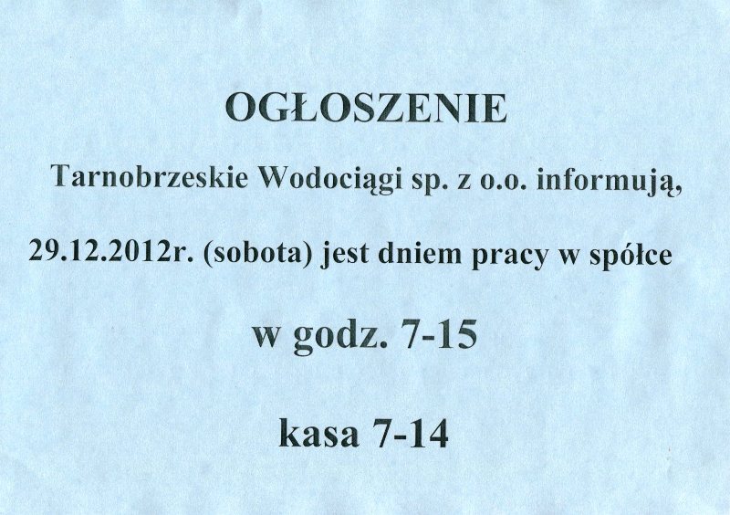 sobota 2012 12 29