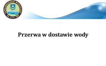 10.04.25r. - Przerwa w dostawie wody w części ul. Wyspiańskiego oraz ul. Tracza